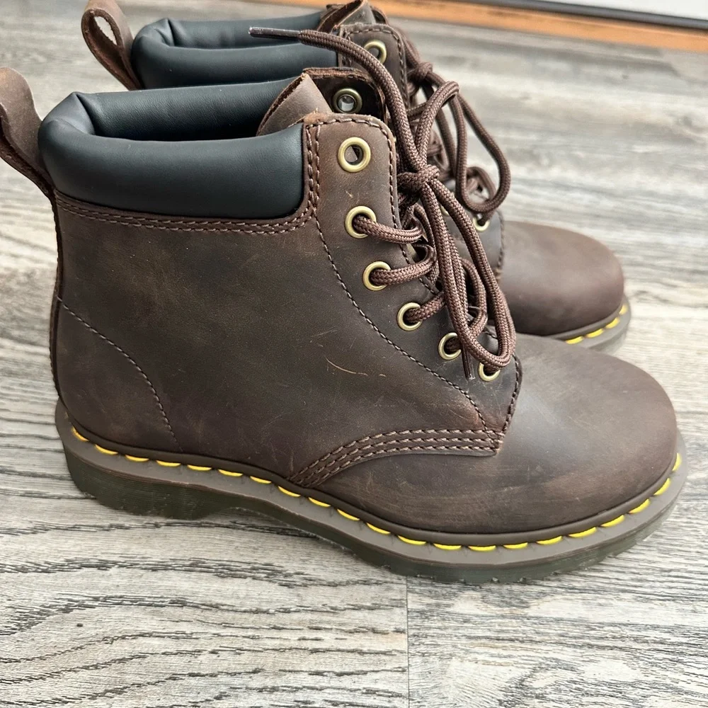 NWOT Doc Dr Martens Crazy Horse 939 Ben Boot Size 6M/7W Brown Durable Boot - Picture 3 of 10